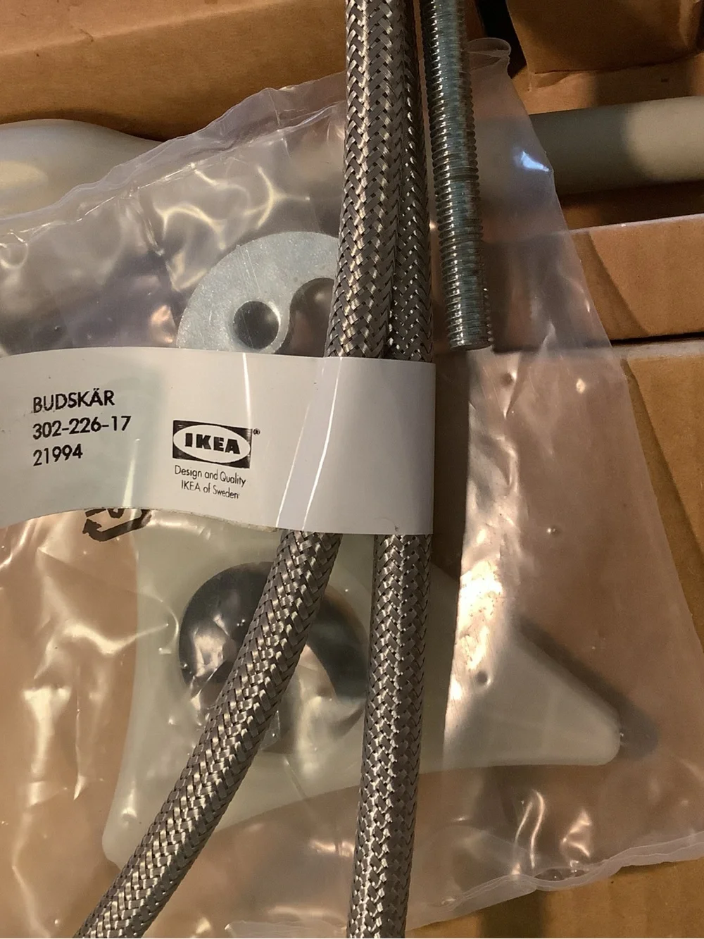 IKEA BUDSKAR TALL Faucet NIB and assembled